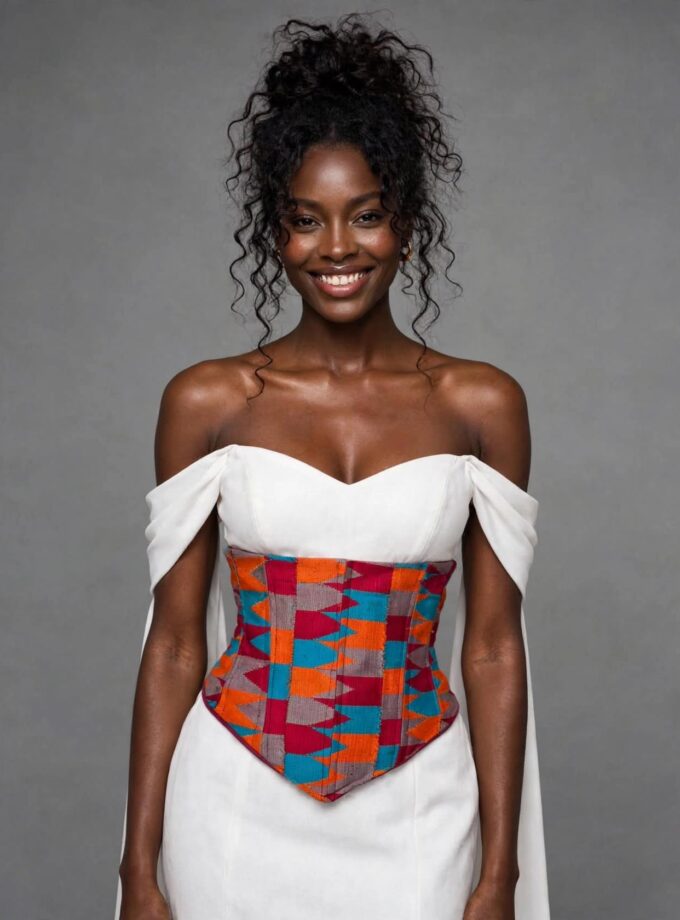 The Adomé Kente Corset