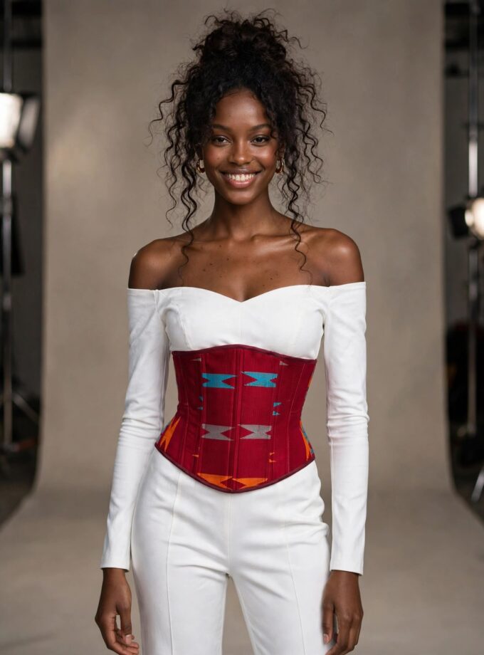 The Adomé Kente Corset