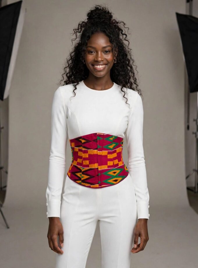 The Adomé Kente Corset