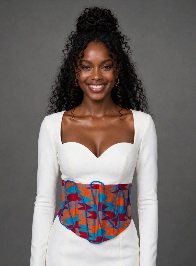 The Adomé Kente Corset