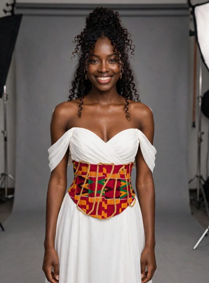 The Adomé Kente Corset